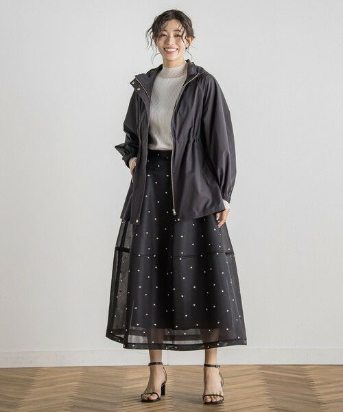 Droite lautreamont / ドロワットロートレアモン ニット・セーター | シアー切替RIBニット≪手洗い可能≫ | 詳細9