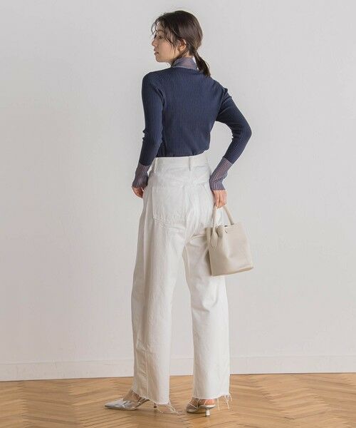 Droite lautreamont / ドロワットロートレアモン ニット・セーター | シアー切替RIBニット≪手洗い可能≫ | 詳細18