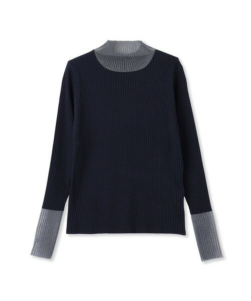 Droite lautreamont / ドロワットロートレアモン ニット・セーター | シアー切替RIBニット≪手洗い可能≫ | 詳細22