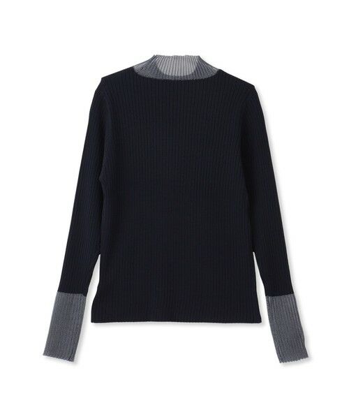Droite lautreamont / ドロワットロートレアモン ニット・セーター | シアー切替RIBニット≪手洗い可能≫ | 詳細23
