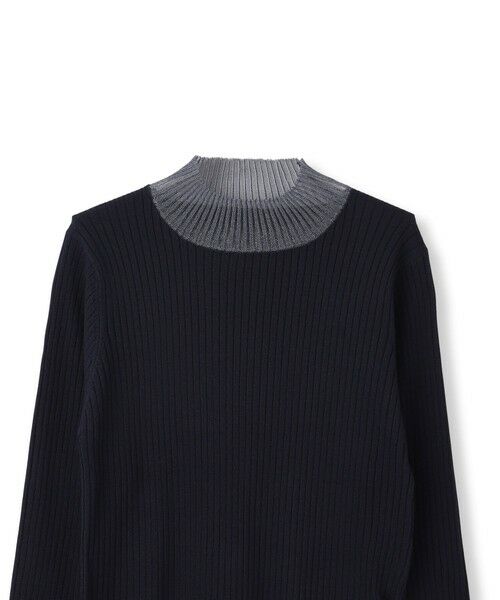 Droite lautreamont / ドロワットロートレアモン ニット・セーター | シアー切替RIBニット≪手洗い可能≫ | 詳細24