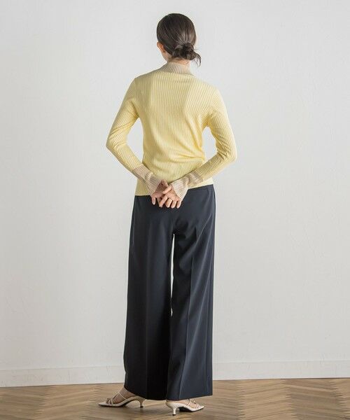 Droite lautreamont / ドロワットロートレアモン ニット・セーター | シアー切替RIBニット≪手洗い可能≫ | 詳細28