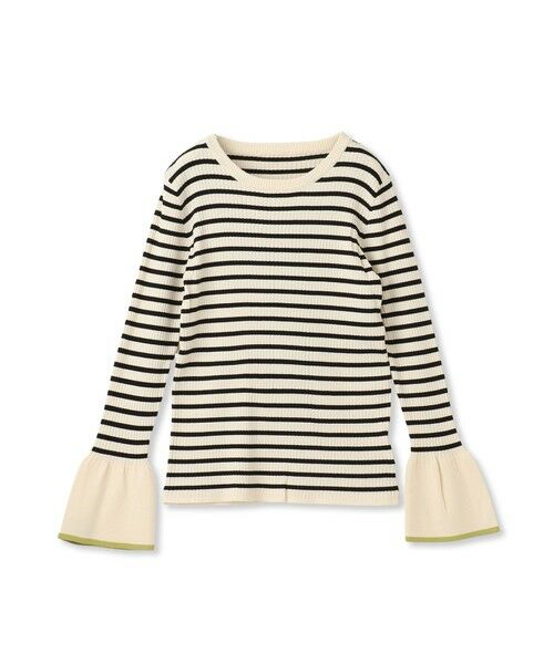 Droite lautreamont / ドロワットロートレアモン ニット・セーター | 【WEB限定】配色フレアスリーブ≪手洗い可能≫ | 詳細10