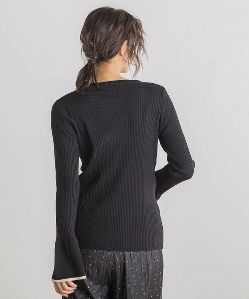 Droite lautreamont / ドロワットロートレアモン ニット・セーター | 【WEB限定】配色フレアスリーブ≪手洗い可能≫ | 詳細17