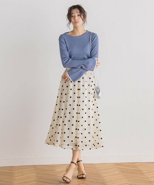 Droite lautreamont / ドロワットロートレアモン ニット・セーター | 【WEB限定】配色フレアスリーブ≪手洗い可能≫ | 詳細25