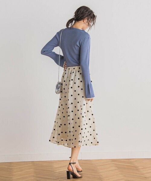 Droite lautreamont / ドロワットロートレアモン ニット・セーター | 【WEB限定】配色フレアスリーブ≪手洗い可能≫ | 詳細27