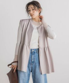 Droite lautreamont / ドロワットロートレアモン ニット・セーター | 【WEB限定】ラメペプラムニットベスト≪手洗い可能≫