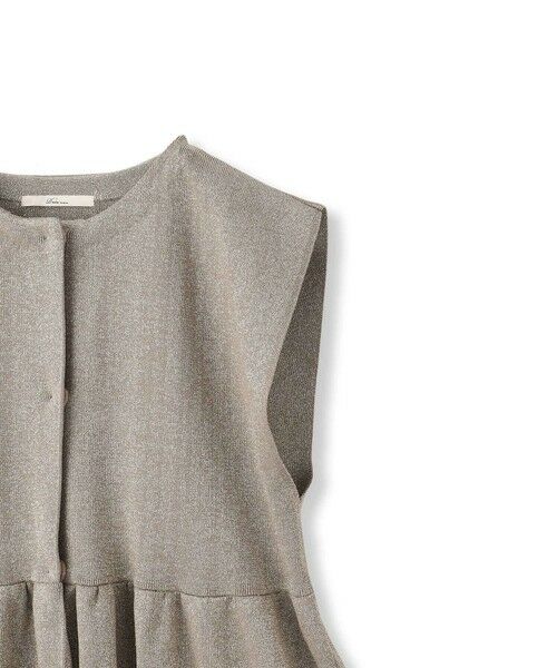Droite lautreamont / ドロワットロートレアモン ニット・セーター | 【WEB限定】ラメペプラムニットベスト≪手洗い可能≫ | 詳細9