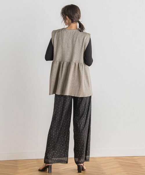 Droite lautreamont / ドロワットロートレアモン ニット・セーター | 【WEB限定】ラメペプラムニットベスト≪手洗い可能≫ | 詳細5