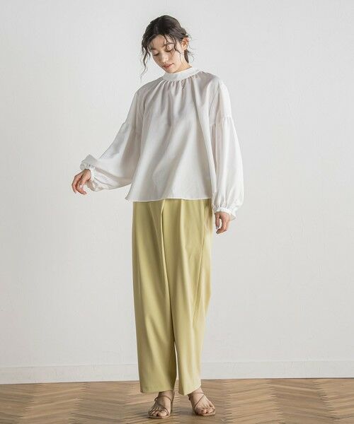 Droite lautreamont / ドロワットロートレアモン シャツ・ブラウス | ライトタンブラーボウタイブラウス≪洗濯機で洗える≫ | 詳細4