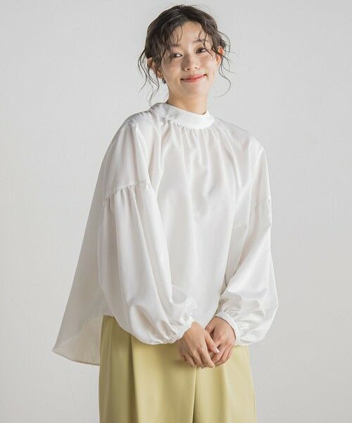 Droite lautreamont / ドロワットロートレアモン シャツ・ブラウス | ライトタンブラーボウタイブラウス≪洗濯機で洗える≫ | 詳細5