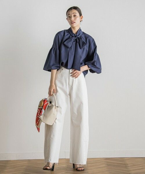 Droite lautreamont / ドロワットロートレアモン シャツ・ブラウス | ライトタンブラーボウタイブラウス≪洗濯機で洗える≫ | 詳細10