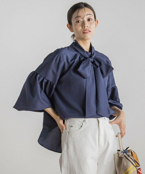 Droite lautreamont / ドロワットロートレアモン シャツ・ブラウス | ライトタンブラーボウタイブラウス≪洗濯機で洗える≫ | 詳細14
