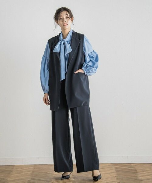 Droite lautreamont / ドロワットロートレアモン シャツ・ブラウス | ライトタンブラーボウタイブラウス≪洗濯機で洗える≫ | 詳細27