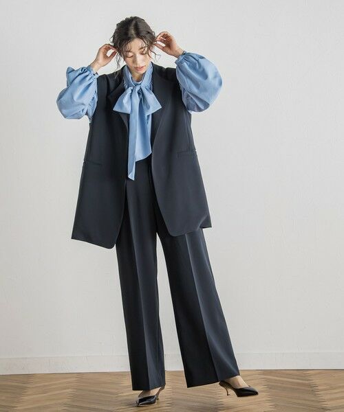 Droite lautreamont / ドロワットロートレアモン シャツ・ブラウス | ライトタンブラーボウタイブラウス≪洗濯機で洗える≫ | 詳細28