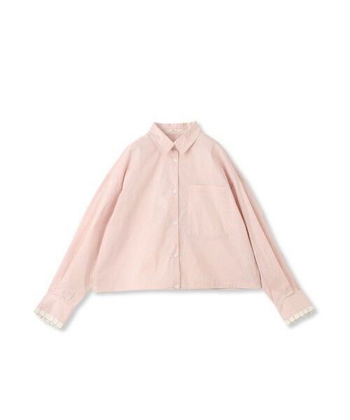 Droite lautreamont / ドロワットロートレアモン シャツ・ブラウス | ドロストクロップドシャツ≪洗濯機で洗える≫ | 詳細8