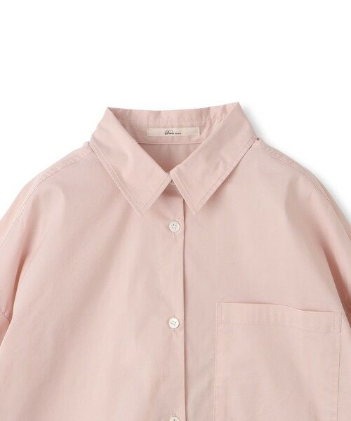 Droite lautreamont / ドロワットロートレアモン シャツ・ブラウス | ドロストクロップドシャツ≪洗濯機で洗える≫ | 詳細10