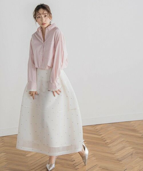 Droite lautreamont / ドロワットロートレアモン シャツ・ブラウス | ドロストクロップドシャツ≪洗濯機で洗える≫ | 詳細6