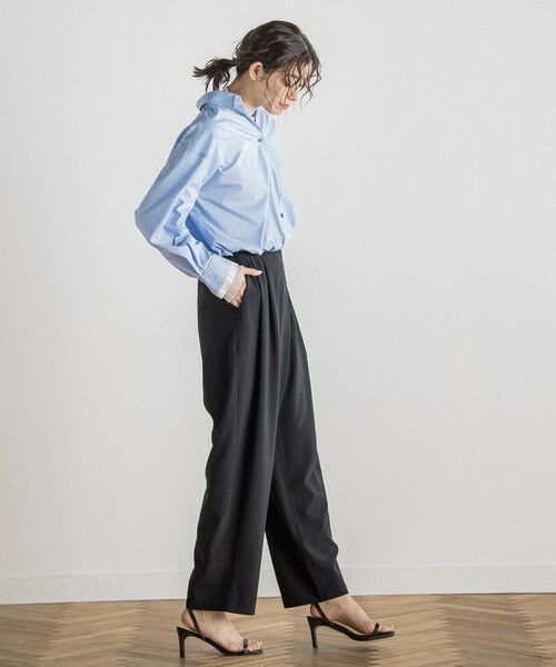 Droite lautreamont / ドロワットロートレアモン シャツ・ブラウス | ドロストクロップドシャツ≪洗濯機で洗える≫ | 詳細15