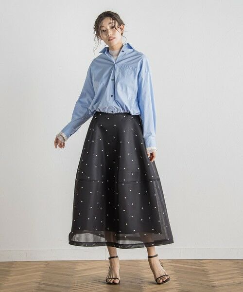 Droite lautreamont / ドロワットロートレアモン シャツ・ブラウス | ドロストクロップドシャツ≪洗濯機で洗える≫ | 詳細16