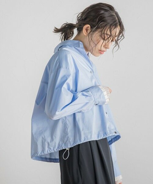 Droite lautreamont / ドロワットロートレアモン シャツ・ブラウス | ドロストクロップドシャツ≪洗濯機で洗える≫ | 詳細22