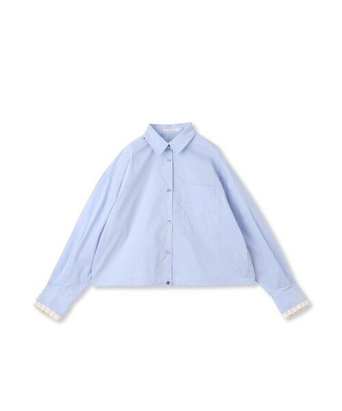 Droite lautreamont / ドロワットロートレアモン シャツ・ブラウス | ドロストクロップドシャツ≪洗濯機で洗える≫ | 詳細23