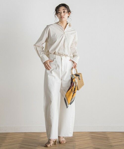 Droite lautreamont / ドロワットロートレアモン シャツ・ブラウス | ドロストクロップドシャツ≪洗濯機で洗える≫ | 詳細24