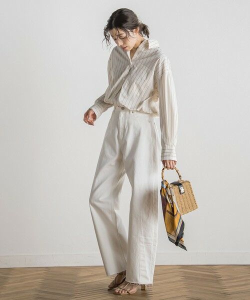 Droite lautreamont / ドロワットロートレアモン シャツ・ブラウス | ドロストクロップドシャツ≪洗濯機で洗える≫ | 詳細25