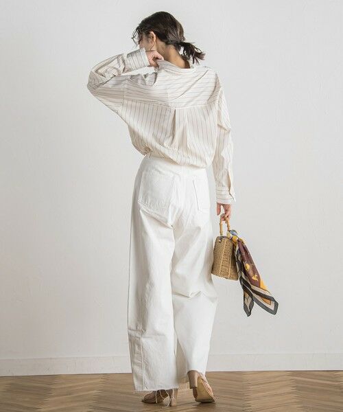 Droite lautreamont / ドロワットロートレアモン シャツ・ブラウス | ドロストクロップドシャツ≪洗濯機で洗える≫ | 詳細26