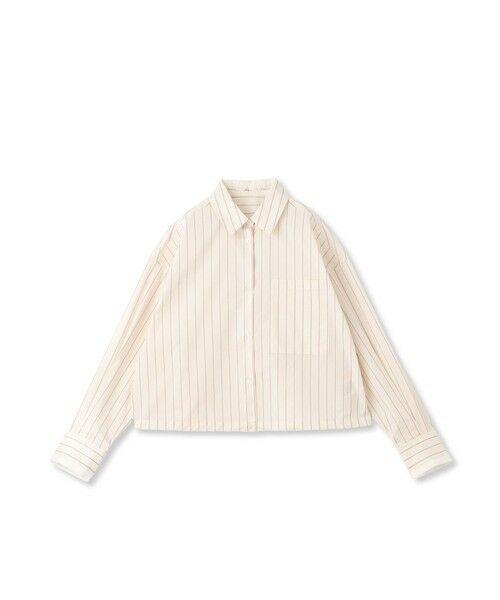 Droite lautreamont / ドロワットロートレアモン シャツ・ブラウス | ドロストクロップドシャツ≪洗濯機で洗える≫ | 詳細29