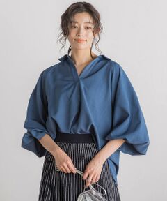 Droite lautreamont / ドロワットロートレアモン シャツ・ブラウス | 【WEB限定】袖ボリュームスキッパーブラウス≪洗濯機で洗える≫