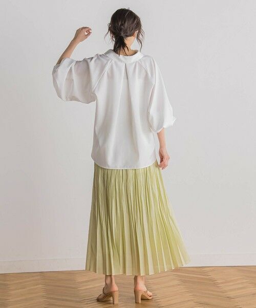 Droite lautreamont / ドロワットロートレアモン シャツ・ブラウス | 【WEB限定】袖ボリュームスキッパーブラウス≪洗濯機で洗える≫ | 詳細5