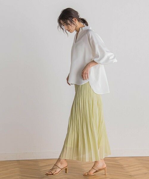 Droite lautreamont / ドロワットロートレアモン シャツ・ブラウス | 【WEB限定】袖ボリュームスキッパーブラウス≪洗濯機で洗える≫ | 詳細6