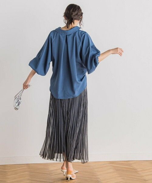 Droite lautreamont / ドロワットロートレアモン シャツ・ブラウス | 【WEB限定】袖ボリュームスキッパーブラウス≪洗濯機で洗える≫ | 詳細12