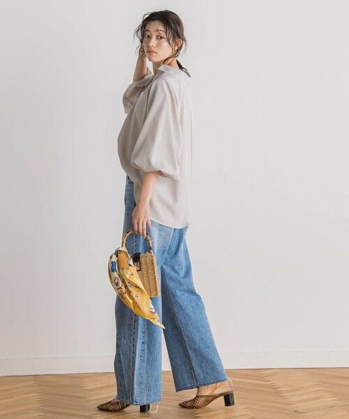 Droite lautreamont / ドロワットロートレアモン シャツ・ブラウス | 【WEB限定】袖ボリュームスキッパーブラウス≪洗濯機で洗える≫ | 詳細17