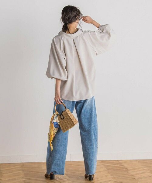 Droite lautreamont / ドロワットロートレアモン シャツ・ブラウス | 【WEB限定】袖ボリュームスキッパーブラウス≪洗濯機で洗える≫ | 詳細18