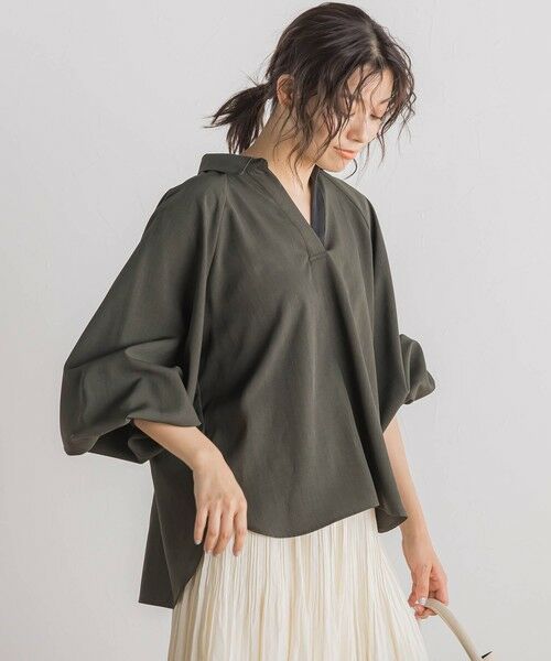 Droite lautreamont / ドロワットロートレアモン シャツ・ブラウス | 【WEB限定】袖ボリュームスキッパーブラウス≪洗濯機で洗える≫ | 詳細26