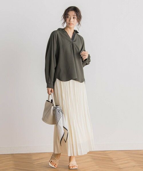 Droite lautreamont / ドロワットロートレアモン シャツ・ブラウス | 【WEB限定】袖ボリュームスキッパーブラウス≪洗濯機で洗える≫ | 詳細27