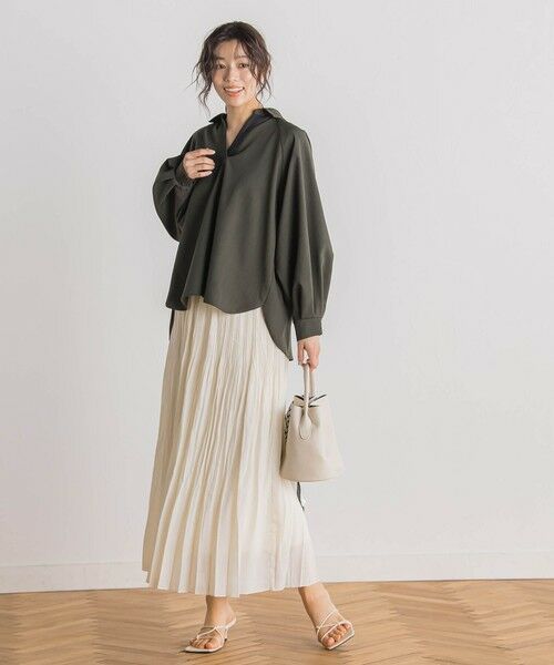 Droite lautreamont / ドロワットロートレアモン シャツ・ブラウス | 【WEB限定】袖ボリュームスキッパーブラウス≪洗濯機で洗える≫ | 詳細28