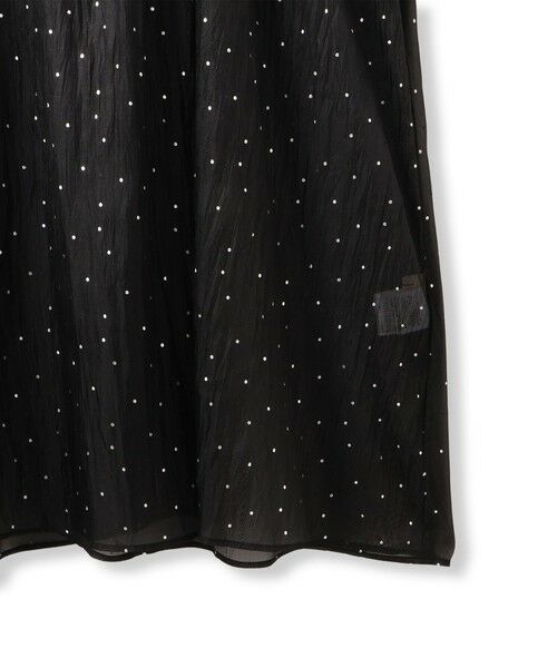 Droite lautreamont / ドロワットロートレアモン ロング・マキシ丈ワンピース | 箔ドットオーガンキャミワンピース≪手洗い可能≫ | 詳細9