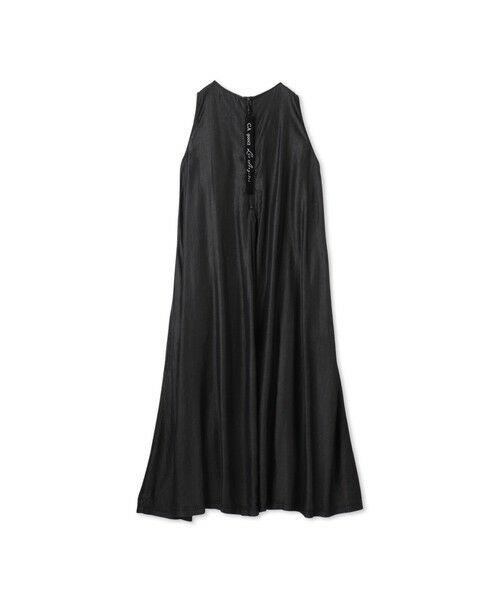 Droite lautreamont / ドロワットロートレアモン ロング・マキシ丈ワンピース | 【WEB限定】バイオシルクタックZIPワンピース≪洗濯機で洗える≫ | 詳細7