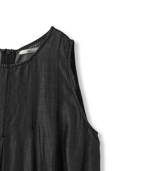 Droite lautreamont / ドロワットロートレアモン ロング・マキシ丈ワンピース | 【WEB限定】バイオシルクタックZIPワンピース≪洗濯機で洗える≫ | 詳細9