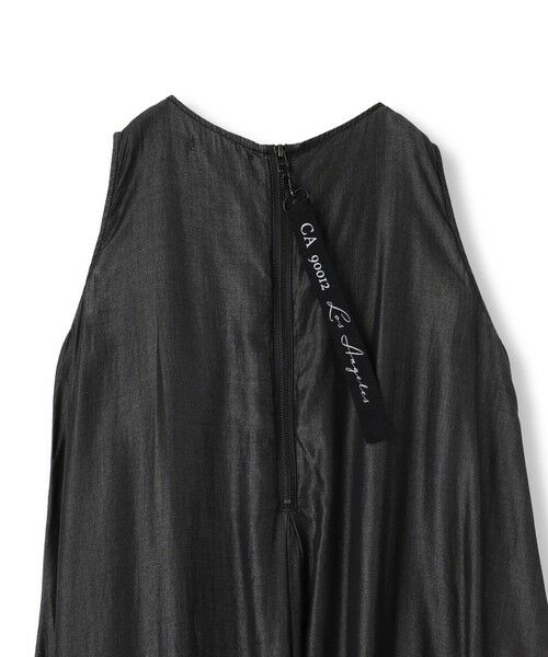 Droite lautreamont / ドロワットロートレアモン ロング・マキシ丈ワンピース | 【WEB限定】バイオシルクタックZIPワンピース≪洗濯機で洗える≫ | 詳細12
