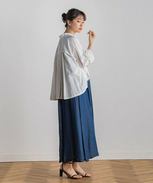 Droite lautreamont / ドロワットロートレアモン ロング・マキシ丈ワンピース | 【WEB限定】バイオシルクタックZIPワンピース≪洗濯機で洗える≫ | 詳細17