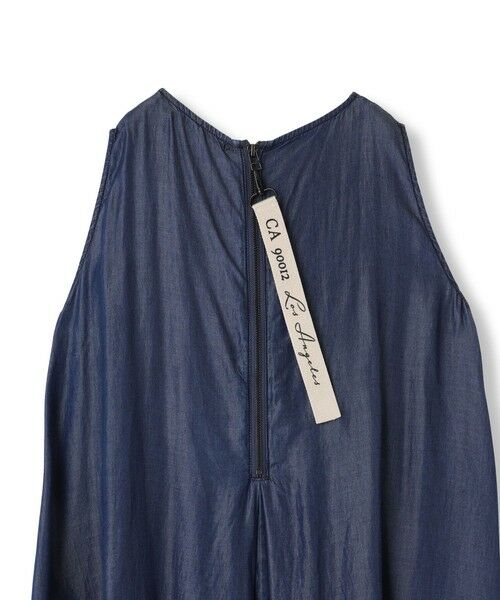 Droite lautreamont / ドロワットロートレアモン ロング・マキシ丈ワンピース | 【WEB限定】バイオシルクタックZIPワンピース≪洗濯機で洗える≫ | 詳細20