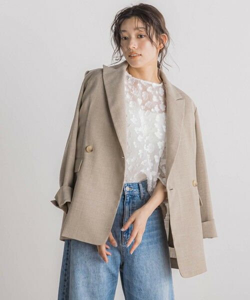 Droite lautreamont / ドロワットロートレアモン テーラードジャケット | ASAMI3rdテーラードジャケット≪手洗い可能≫ | 詳細3