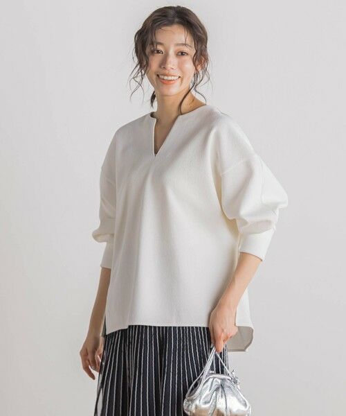 Droite lautreamont / ドロワットロートレアモン カットソー | ブークレダンボールプルオーバー≪洗濯機で洗える≫ | 詳細1