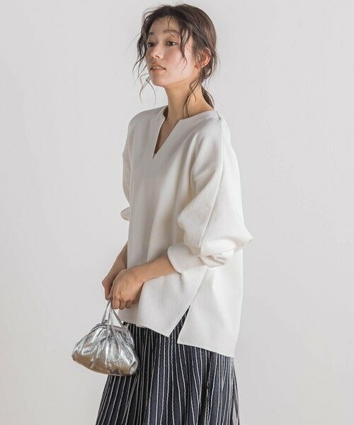 Droite lautreamont / ドロワットロートレアモン カットソー | ブークレダンボールプルオーバー≪洗濯機で洗える≫ | 詳細2