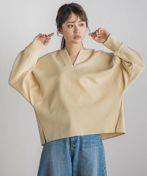 Droite lautreamont / ドロワットロートレアモン カットソー | ブークレダンボールプルオーバー≪洗濯機で洗える≫ | 詳細24