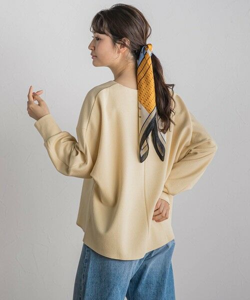 Droite lautreamont/ドロワットロートレアモン ブークレダンボールプルオーバー≪洗濯機で洗える≫ イエロー M Droite lautreamont/ドロワットロートレアモン ブークレダンボールプルオーバー≪洗濯機で洗える≫ イエロー M